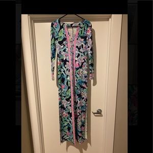 Lilly Pulitzer Long Sleeve Maxi Dress